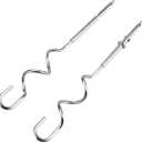 Hand Mixer Dough Hooks Replacement for Cuisinart - CHM Series Hand Mixer Parts,HM-50 HM-70 CHM-3 CHM-7PK Hand Mixers Dough Hook Stainless Steel Attachment,2 Pack