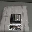 jinchan Green and White Striped Curtain for Bedroom 100 Inch Extra Wide Sliding Glass Door Room Divider Curtain 84 Inch Length Privacy Light Filtering Pinstripe Bedroom Window Treatment Drape 1 Panel