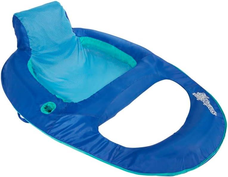 Swimways Spring Float Recliner 13018 - Colors Vary, 61 X 44.5 X 20"