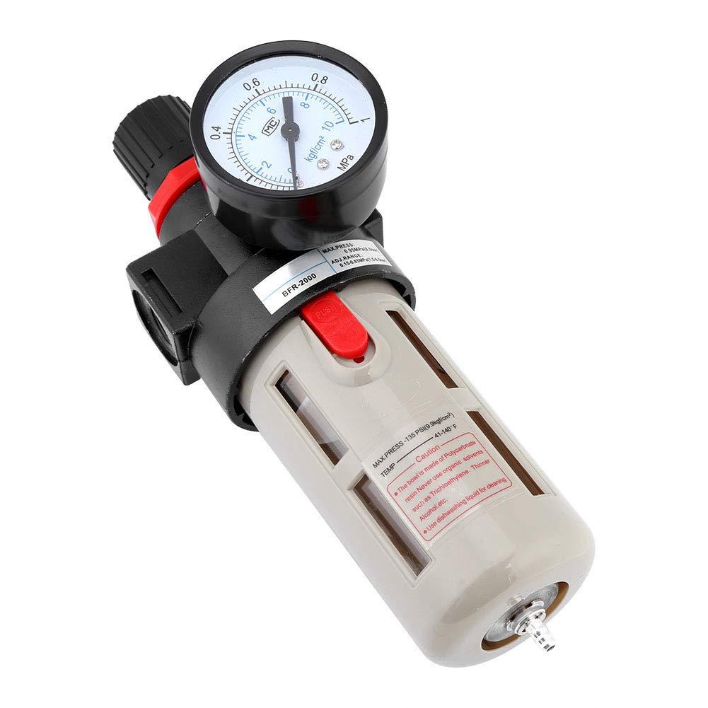 Air Pressure Regulator, BFR-2000 Air Filter Regulator Filter Pressure Regulator, Pressure Gauge Air Pressure Gauge for Home