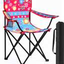 Lightweight Folding Camping Chair with Cup Holder Comfortable Portable Beach Chair with Carry Bag for Outdoor Sport Travel Fishing Picnic Hiking Backyard Tailgates