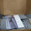 HOMERILLA Sectional Couch Covers 2 Pieces L Shaped Sofa Cover for Sectional Couch L Shape Washable Blanket Furniture Protector for Pets Dogs (Dark Grey, X-Large)