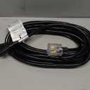 PLUGTUL 20AMP Extension Cord 25FT, NEMA 5-20 Heavy Duty Extension Cord, Lighted End, 12Gauge, SJTW, 20AMP 125V 2500W, Black, Size: 25FT