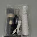 Dog Hair Clippers for Grooming Kit and Dog Paw Trimmer Nail Grinder for Grooming, Low Noise Rechargeable Cordless, Shaver Grooming Supplies for Pet Cats Dogs (Black, White)