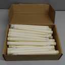 Flameless Flicker Taper Candles LED Candles Flickering Warm White Light Ivory LED Candlesticks Window for Christmas Wedding Home Decor(9.7 Inches,50)