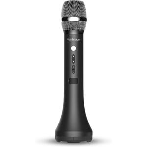Bluetooth Microphone Wireless Voice Amplifier, Professional Intelligent Noise Cancelling Handheld/Desktop Mic Speaker, 15W Wireless Mic with 3 Sound Effects for Teaching Singing Speaking Karaoke H9