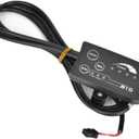 Keenso Electric Bike LED Display, Electric Scooter 810 LED Screen Display with 5 Wire Cable LED Control Panel for Electric Bike E Scooter Ball Head