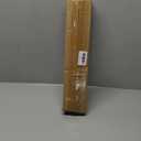 Black Window Curtain Rods 30 to 60 Inches, Decorative 5/8 Inch Diameter Single Window Curtain Rod Set for Room Divider, Bedroom, Living room, Kitchen, Bathroom,With Brackets (30-60")