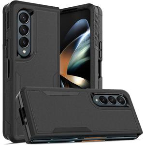 Case for Samsung Galaxy Z Fold 4 - Shockproof, Durable Phone Protective Case, Black