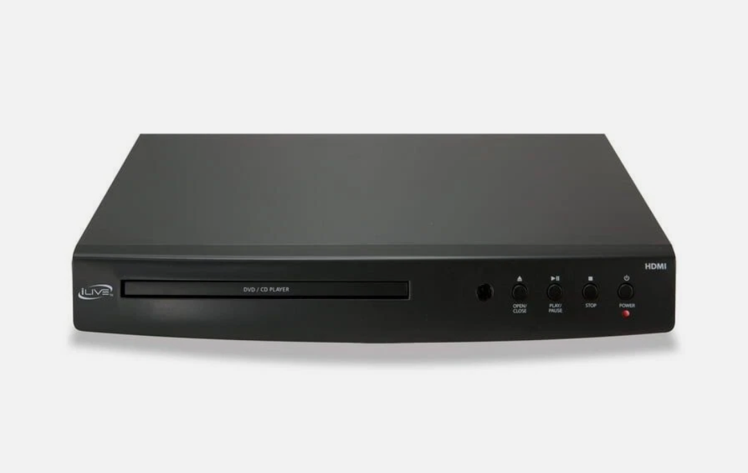 iLive DVD Player with HDMI Conversion, DH300BI, Black