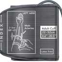 Replacement Extra Large Cuff for Omron BP Monitors 22-52CM Big Arm - Adjustable XL Blood Pressure Cuff, Includes 6 Universal Interface, Blood Pressure Monitors Large Cuff Compatible