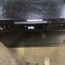 COMFEE’ Countertop Dishwasher, Energy Star Portable Dishwasher, 6 Place Settings, Mini Dishwasher with 8 Washing Programs, Speed, Baby-Care, ECO& Glass, Black