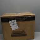 LP&No.1 Record Player with Stereo Speakers, 3-Speed Belt-Drive Turntable for Vinyl Records with Wireless Playback and Auto-Stop,Walnut Wood