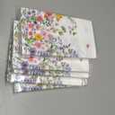 100Pcs Disposable Floral Paper Napkins Decorative Bathroom Napkins Guest Disposable Wild Flower Hand Towels Dinner Party Napkins for Wedding Birthday Party Baby Shower