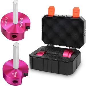 PVC Fitting Saver 1-1/2 & 2 Inch Head, PVC Pipe Reamer Socket Saver with 3/8-Inch Hex Shaft, Plastic Pipe Fitting Reamer for Plumbing Sch.40 CPVC ABS Socket Hub Removing,Fit 1/2" Drills
