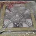 4 Light Farmhouse Chandelier, Rustic Ceiling Light Lantern Light Fixture with Wood Painted Metal Cage and Adjustable Chain, E12 Base Geometric Hanging Light Fixture for Entryway, Kitchen, Indoor (Brown)