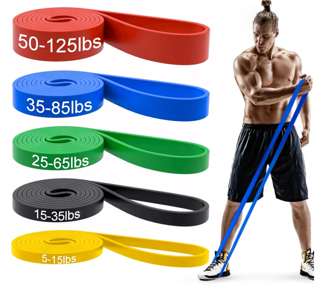 Pull Up Bands, Resistance Bands, Pull Up Assistance Bands Set for Men & Women, Exercise Workout Bands for Working Out, Body Stretching, Physical Therapy, Muscle Training