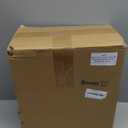 Hoolerry 4 Pcs Hard Clear Zipper Case Makeup Bags Plastic Zipper Pouch Transparent Storage Box Containers for Cosmetics, Snacks, Building Blocks, Puzzles(Clear,13.8 x 11.8 x 2 in,Fluorescent)