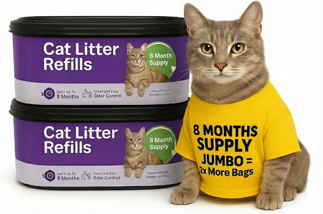 5-Star Cat Litter Refills (Pack of 2) Compatible with Litter Genie and Pet Genie Pail