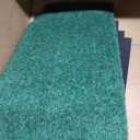 Ottomanson Non-Slip Stair Treads for Wooden Steps – Set of 7 Low-Profile Stair Mats with Rubber Backing, Indoor Staircase Protection for Kids & Pets – Dirt-Trapping Step Covers, 8" x 30", Green