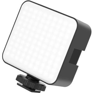 100 Beads Miniature Photography Light 5W 2900 6500K Panel Interlocked Side Design Double Power Supported for Vlog Photography Lamp