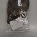 V Part Long Body Wavy Wig Synthetic V Shap Wigs for Black Women Full Head Clip In Hair Glueless Synthetic Wigs Highlight Blonde (Brown With Blonde)