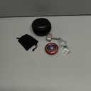 Transformable Fidget Spinner, Metal Hand Hammer Fidgit Toy for Kids Adults, Cool Shield Chain Fingertip Gyro Stress Relief Cube for Office, Stocking Stuffer Gifts for Christmas 2 Pack (Black)