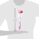 Dr. Brown's Reusable Sponge Baby Bottle Cleaning Brush with Suction Cup Stand, Scrubber and Nipple Cleaner, Pink 1-Pack