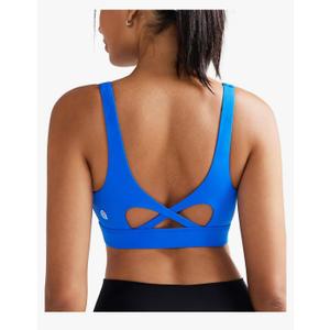 RUNNING GIRL Sports Bra for Women High Support, Molded Cup High Impact Sports Bras with Sewn in Pads Workout Running Bra Large