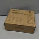 Ulecoce Fingerprint Keypad Deadbolt with Handle Set, Keyless Entry Door Lock, Door Locks for Front Door Lock Set, App Control, Auto Locking, Easy to Install, Satin Nickel