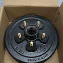 JDMSPEED New Trailer Brake Hub Drum 10" X 2-1/4" Kit 5 on 4.5" Replacement for 3500 Lbs Axle - 22001K 008-247-05, 84546