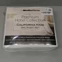 Mueller Ultratemp Bed Sheets Set, Super Soft 1800, 6 Piece California King Sheet Sets, Deep Pocket up to 16", Transfers Heat, Breathes Better, Hypoallergenic, Wrinkle-Resistant, Oeko-TEX, White (California King Size)