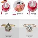 CONNOISSEURS All-Purpose Jewelry Cleaning Kit - Includes Delicate Jewelry Cleaner Solution and 2 Polishing Cloths