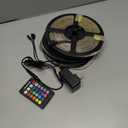 Monster 100' RGB LED Light Strip Indoor: 100ft Multicolor USB Powered Tape Lights, 540 LEDs, 4 Settings, CR2025 Battery