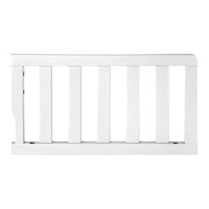Toddler Safe Guardrail Compatible with Dream On Me Cribs, White
Fits Select Dream On Me Convertible Cribs, 20"W x 12"H, Toddler Bed Rail, Crib Conversion Guardrail, Wood Construction