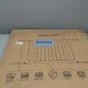 Extra Wide Baby Gate with Door 61.3-65.2 Inch Pressure Mounted, Auto Close Child Baby Gates for Doorways No Drill, Walk Through Dog Gate Indoor for The House, White