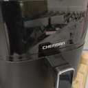 Chefman Air Fryer 4 QT Compact Airfryer for Quick & Easy Meals in Minutes, Features Hi-Fry Technology for Extra Crisp, Touchscreen Controls with 4 Presets, Nonstick & Dishwasher Safe Basket - Black, 4 Quart Without Easy View Window