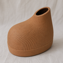 Large Natural Terracotta Ceramic Vase