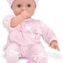 Melissa & Doug Mine to Love Jenna 12" Baby Doll with Moving Eyes, Thumb & Pacifier Sucking Action, Doll Clothes & Accessories, Toddler Toys for Girls & Boys Ages 18 Mo+