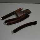 Heatless Curls Overnight Set - Jumbo Overnight Hair Curlers to Sleep In, Soft Velvet Hair Rollers for Women, No Damage Curls Styling Tools 4pcs, Brown