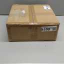 360 Rotating Bookshelf, 4-Tier Spinning Book Shelf Tower with Solid Wood & Clear Acrylic, Square Revolving Bookcase for Living Room, Bedroom and Office