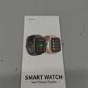 2025 Smart Watch for Men Women (Answer/Make Call), 1.96" HD Fitness Tracker Running Watch,IP68 Waterproof,Pedometer, Sleep/Step/Activity/Heart Rate Monitor,110+ Sport Mode Smartwatch for Android Phone (Pure Black)