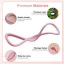 Figure 8 Resistance Band,Exercise Bands for Women,15LB/25LB/35LB Sports Belt with Anti Slip Handle,Elastic Equipment for Body Stretching,Suitable for Yoga,Pilates,Full-Body Training