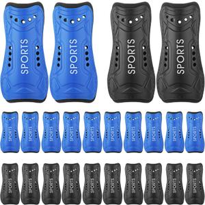 Civaner Youth Soccer Shin Guards Lightweight Breathable Child Calf Protective Gear Soccer Equipment Kids Shin Guards for 4-12 Boys and Girls Children Teenagers (M4-8 years old)