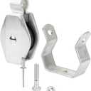 31-12 Extension Ladder Pulley Replacement Kit Compatible with Werner Brand Aluminum & Fiberglass Extension Ladders Silvery