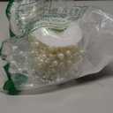 98FT Pearl Beads String Garland, 8mm 3mm Ivory Faux Pearl Beads Roll Strand Bulk for Wedding Party Flower Christmas Decoration DIY Craft