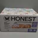 The Honest Company Comfort Dry Disposable Diapers for Sensitive Skin, Hypoallergenic, Above It All + All The Alpacas, Club Box Size Newborn 72 Count
