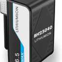 6.5Ah Vacuum Battery for All Hoover Onepwr: BH25040 BH15260PC BH53420V BH15030 BH25030 BH57005 BH12010 BH53310V BH53420PCE Evolve Pet/Hand Held/Spotless Go/Blade Cordless Vacuum Cleaner