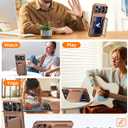 Vizvera for iPhone 16 Pro Max Case Wallet RFID [Cards Holder][Camera Control][Camera Cover] Full Body Rugged Shockproof Silicone Protective Phone Case for iPhone 16 Pro Max 6.9"(Desert Gold)