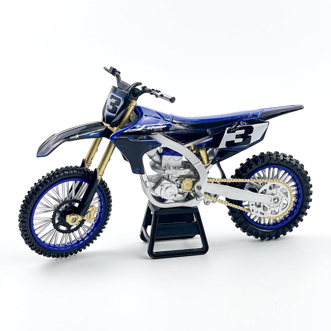 OEVTVR 1:12 Scale Diecast Dirt Bike Motorcycle Model  No. 3 Motocross Motorbike with Realistic Details, Alloy Body, Display Gift for Enthusiasts